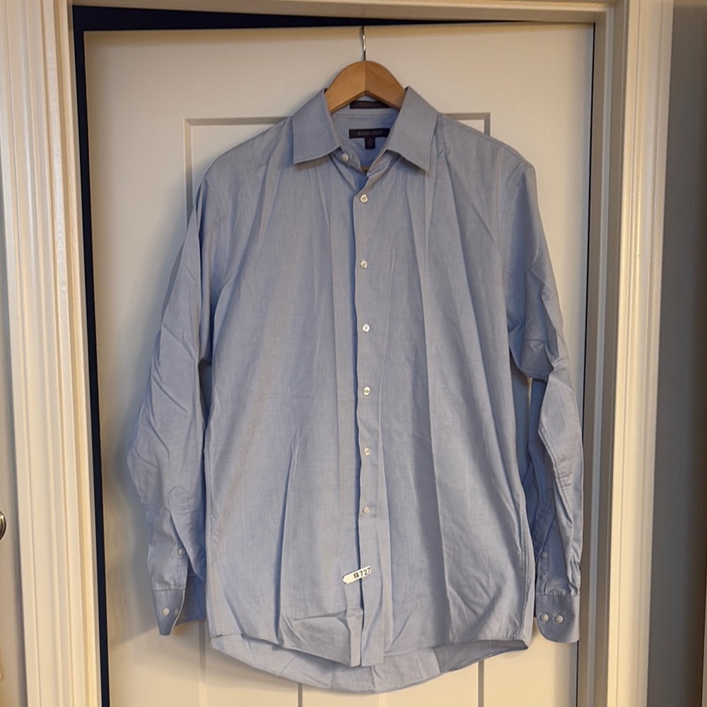 Men's Classic Blue Dress Shirt